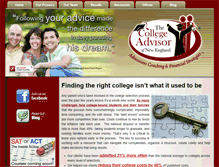Tablet Screenshot of college-advisor.com